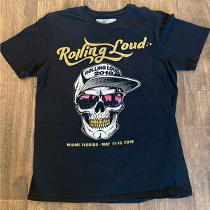 Rolling Loud Miami 2018 Festival T-Shirt Florida Rap Concert Tee